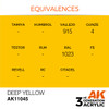 AK Interactive 3G Acrylic Deep Yellow 17ml