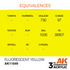 AK Interactive 3G Acrylic Fluorescent Yellow 17ml