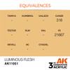 AK Interactive 3G Acrylic Luminous Flesh 17ml