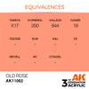 AK Interactive 3G Acrylic Old Rose 17ml