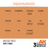 AK Interactive 3G Acrylic Beige Red 17ml