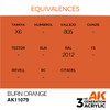 AK Interactive 3G Acrylic Burn Orange 17ml