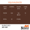 AK Interactive 3G Acrylic Burnt Red 17ml