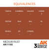 AK Interactive 3G Acrylic Medium Rust 17ml