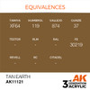 AK Interactive 3G Acrylic Tan Earth 17ml