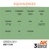 AK Interactive 3G Acrylic Green Sky 17ml