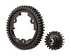 Traxxas 6450 Spur gear, 50-tooth (machined, hardened steel) (wide-face)/ gear, 20-T pinion (1.0 metric pitch) (fits 5mm shaft)/ set screw