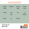 AK Interactive 3G Acrylic Pale Blue 17ml