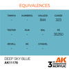 AK Interactive 3G Acrylic Deep Sky Blue 17ml