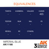 AK Interactive 3G Acrylic Imperial Blue 17ml