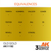 AK Interactive 3G Acrylic Old Gold 17ml