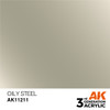 AK Interactive 3G Acrylic Oily Steel 17ml