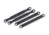 Traxxas 6748-BLK Camber link set (plastic/ non-adjustable) (front &rear) (black)