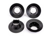 Traxxas 9569 Wheel covers, black (4) (fits #9572 wheels)