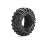 CR-Rowdy 1/18, 1/24 1.0 Crawler Tires, Super Soft, Front/Rear (2)