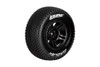 Louise R/C SC-Maglev 1/10 Short Course Tires, Soft, 12, 14 & 17mm Removable Hex on Black Rim (2)