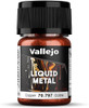 Vallejo 35ml Bottle Metallic Liquid Copper Model Color 