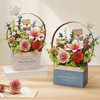 Rowood Wooden Flower Basket DIY 3D Puzzle TW03H