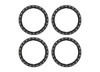 Traxxas 10276-SLVR Beadlock Rings Aluminum Silver