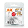 AK Interactive 505 Mix And Ready - Acrylics (6 Empty, 17ml Jars With Shaker Ball)