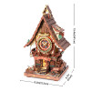 ROKR LC901C Cuckoo Clock, Stained Wood, Mechanical 3D Wooden Puzzle