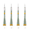  Estes 9732 Pro Series II Soyuz Model Rocket, Expert Skill Level