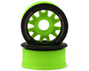 NEXX Racing Mini-Z RWD "JUD" EVO Front Threaded Side-Wall Carbon-Fiber Rims (2mm Offset) (Green) (2)