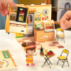 Rolife DW022 Night Out Food Stall, DIY Miniature House
