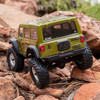 Axial 00002V3T4 1/24 SCX24 Jeep Wrangler JLU 4X4 Rock Crawler Brushed RTR, Green