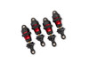  Traxxas 10865-RED Red Aluminum Mini GTR Short Shocks (4)