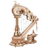 ROKR AMK71 Magic Harp Music Box Wooden 3D Puzzle