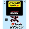 Proline 365420 Limited Edition 1/12 Pre-Cut/Pre-Painted Layne Riggs #34 Love Yellow Body: Losi NASCAR