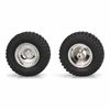 Hot Racing 4mm Offset Chrome Brass CL 9.3g Wheel - SCX30