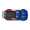 Arrma 4315V4T1 1/8 INFRACTION 223S DSC 4X4 RTR Brushless All-Road Street Bash Truck, Blue/Red