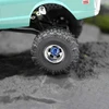 Hot Racing Blue Aluminum M2 Flange Wheel Nuts - SCX30
