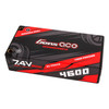  Gens Ace 7.4V 4600mAh 2S 60C Shorty Hardcase LiPo Battery: 4mm Tubes