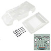 Proline 373717 1/12 Pre-Cut Dirt Late Model Tombstone Hi-Performance Clear Body: Losi GROM ALM and NASCAR
