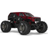 Arrma 3530T2 1/10 GORGON 223S 2WD RTR Brushless Monster Truck, Red/Black