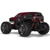 Arrma 3530T2 1/10 GORGON 223S 2WD RTR Brushless Monster Truck, Red/Black