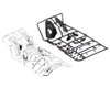 Killerbody KLR-48627 Lexus RC F 1/10 Touring Car Body Kit (Clear)