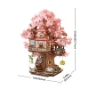  Rolife Sakura Tree House, DIY Wooden 3D Puzzle TGS04