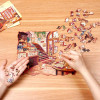 Rolife Cozy Winter Cafe 200-Piece Wooden Jigsaw Puzzle TA006