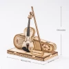  ROKR Violin Capriccio 3D wooden puzzle TG604