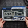 Goat Guns Mini AR-15 in Thin Blue Line SWAT Theme