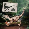  Robotime ROKR Velociraptor Mechanical DIY Miniature 3D Wooden Model Kit