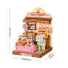  Robotime Rolife Sweetie's Donut Shop DIY Miniature 3D Wooden Model Kit