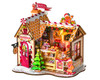  Robotime Gingerbread House DIY Miniature 3D Wooden Model Kit