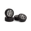 BlackZon 548127 Wheels/Tires Assembled for Blackzon Myte (4pcs)