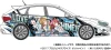 Aoshima 1/24 Japanese Animation Wrapping Car "Itasha" #2, LoveLive! Sunshine!! GRB Impreza WRX STI '10(Subaru)