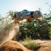 Arrma 1/8 QUAKE 4S DSC 4X4 RTR Brushless Monster Truck , White/Blue